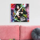 Suicide Squad | Katana Character Graffiti Canvas Afdruk (Insitu (Woonkamer))