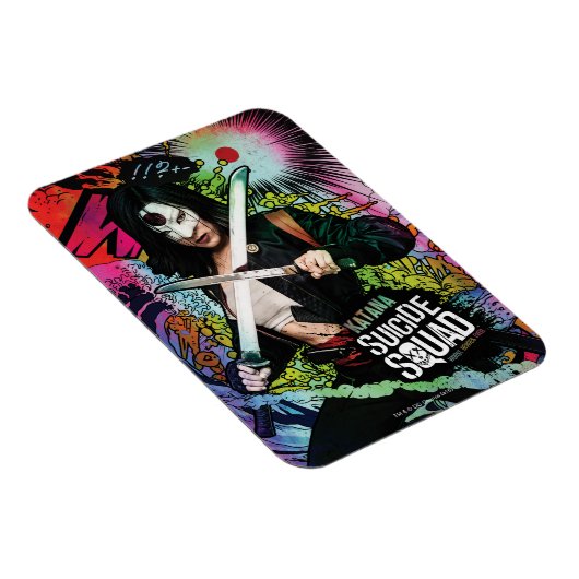 Suicide Squad | Katana Character Graffiti Magneet (Rechterzijde)