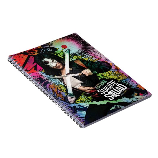 Suicide Squad | Katana Character Graffiti Notitieboek (Rechterzijde)