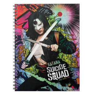 Suicide Squad   Katana Character Graffiti Notitieboek