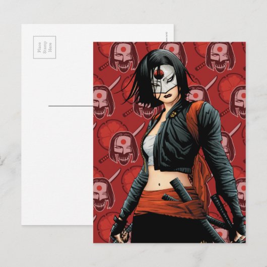 Suicide Squad | Katana Comic Book Art Briefkaart (Voorkant / Achterkant)
