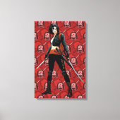 Suicide Squad | Katana Comic Book Art Canvas Afdruk (Voorkant)