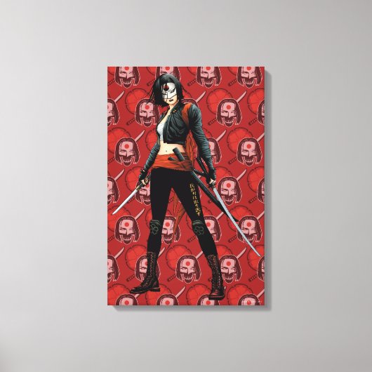 Suicide Squad | Katana Comic Book Art Canvas Afdruk (Voorkant)