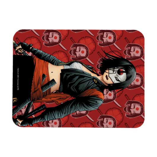 Suicide Squad | Katana Comic Book Art Magneet (Horizontaal)