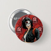Suicide Squad | Katana Comic Book Art Ronde Button 5,7 Cm (Voorkant /achterkant)