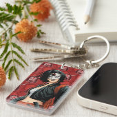 Suicide Squad | Katana Comic Book Art Sleutelhanger (Voorkant Rechts)