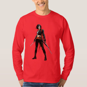 Suicide Squad Katana Comic Book Art T-shirt