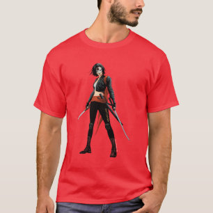 Suicide Squad Katana Comic Book Art T-shirt