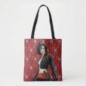 Suicide Squad | Katana Comic Book Art Tote Bag (Voorkant)