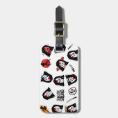 Suicide Squad | Katana Emoji Patroon Bagagelabel (Voorkant verticaal)