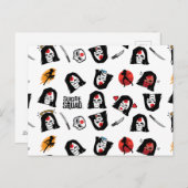 Suicide Squad | Katana Emoji Pattern Briefkaart (Voorkant / Achterkant)
