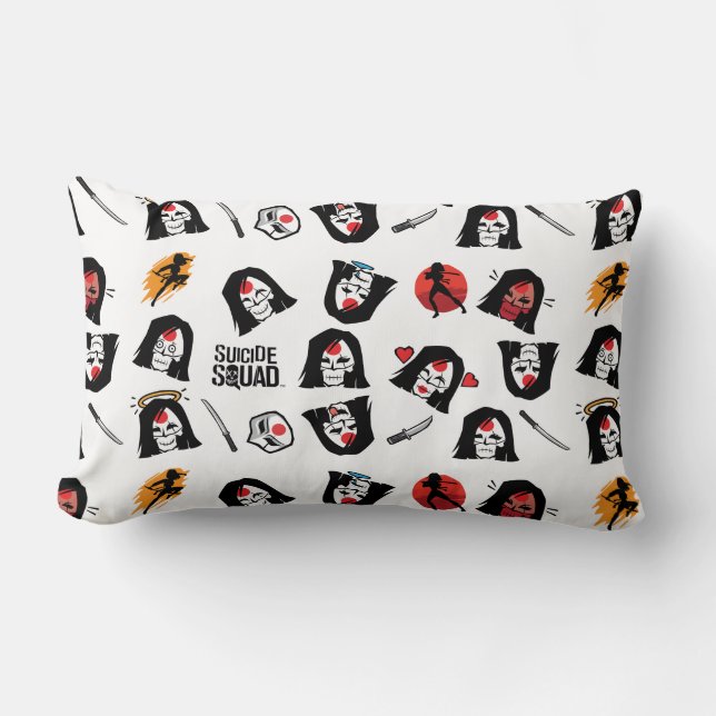 Suicide Squad | Katana Emoji Pattern Kussen (Voorkant)