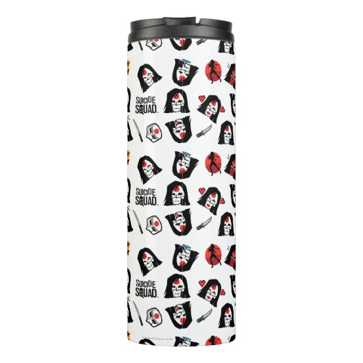 Suicide Squad | Katana Emoji Pattern Thermosbeker (Achterkant)