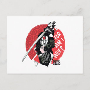 Suicide Squad   Katana "For Him I Weep" Briefkaart