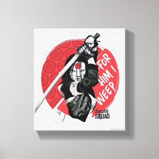 Suicide Squad | Katana "For Him I Weep" Canvas Afdruk (Voorkant)