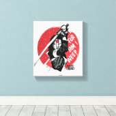 Suicide Squad | Katana "For Him I Weep" Canvas Afdruk (Insitu (Houten vloer))