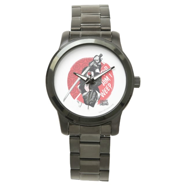 Suicide Squad | Katana "For Him I Weep" Horloge (Voorkant)