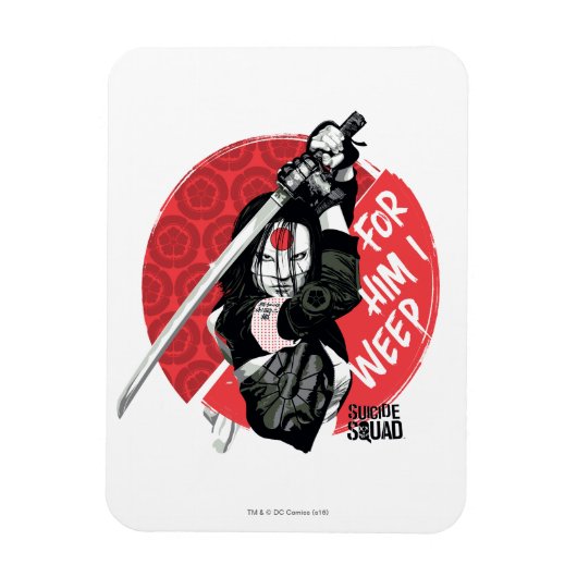 Suicide Squad | Katana "For Him I Weep" Magneet (Verticaal)