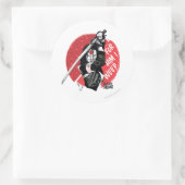 Suicide Squad | Katana "For Him I Weep" Ronde Sticker (Tas)