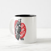 Suicide Squad | Katana "For Him I Weep" Tweekleurige Koffiemok (Voorkant links)