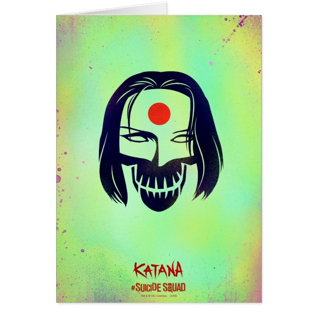 Suicide Squad | Katana Head Icon (Voorkant)