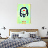 Suicide Squad | Katana Head Icon Canvas Afdruk (Insitu (Slaapkamer))