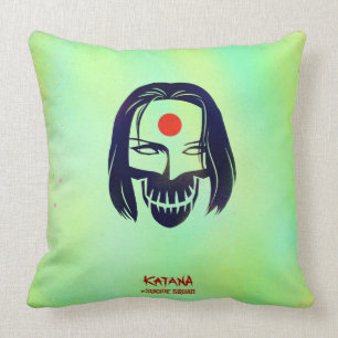 Suicide Squad   Katana Head Icon Kussen