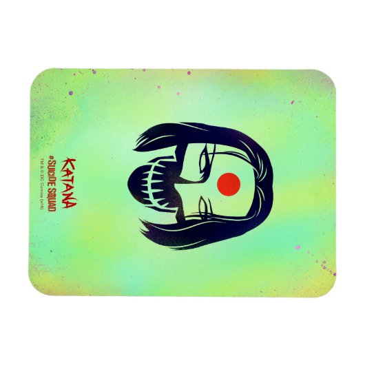 Suicide Squad | Katana Head Icon Magneet (Horizontaal)
