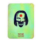 Suicide Squad | Katana Head Icon Magneet (Verticaal)