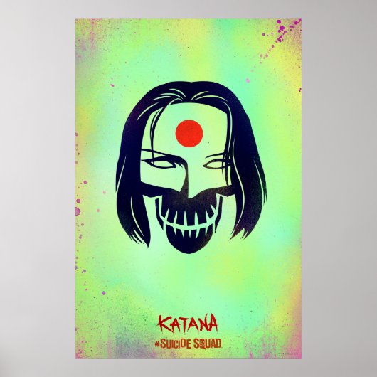 Suicide Squad | Katana Head Icon Poster (Voorkant)