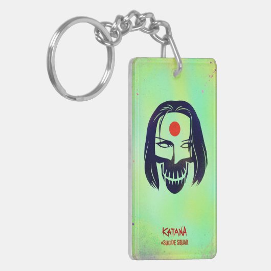 Suicide Squad | Katana Head Icon Sleutelhanger (Voorkant Links)