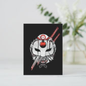 Suicide Squad | Katana Mask & Swords Tattoo Art Briefkaart (Staand voorkant)