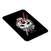 Suicide Squad | Katana Mask & Swords Tattoo Art Magneet (Rechterzijde)