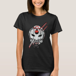 Suicide Squad Katana Mask & Swords Tattoo Art T-shirt