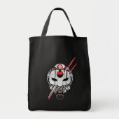 Suicide Squad | Katana Mask & Swords Tattoo Art Tote Bag (Voorkant)