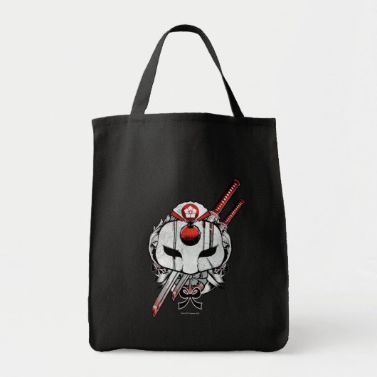 Suicide Squad | Katana Mask & Swords Tattoo Art Tote Bag (Voorkant)