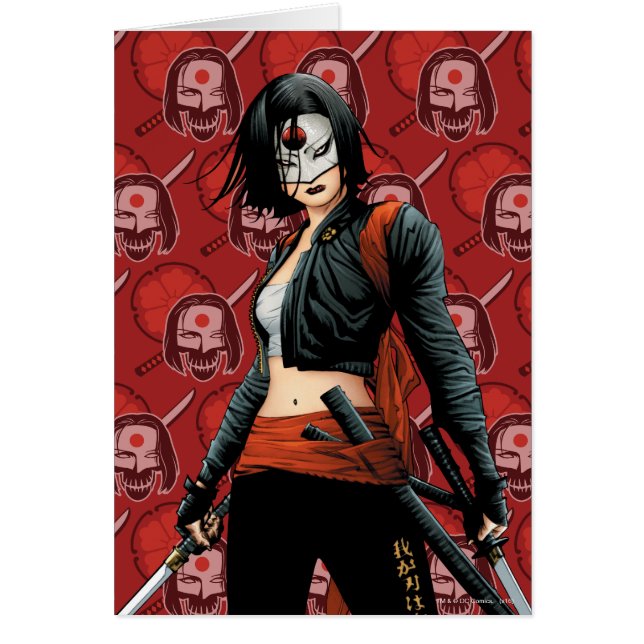 Suicide Squad | Katana stripboek kunst (Voorkant)