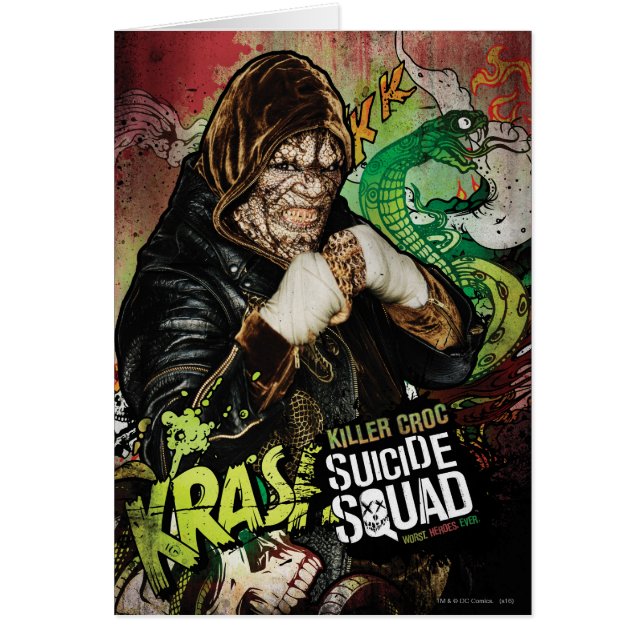 Suicide Squad | Killer Croc Character Graffiti (Voorkant)