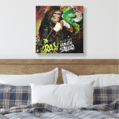Suicide Squad | Killer Croc Character Graffiti Canvas Afdruk (Insitu (Slaapkamer))