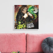 Suicide Squad | Killer Croc Character Graffiti Canvas Afdruk (Insitu (Woonkamer))