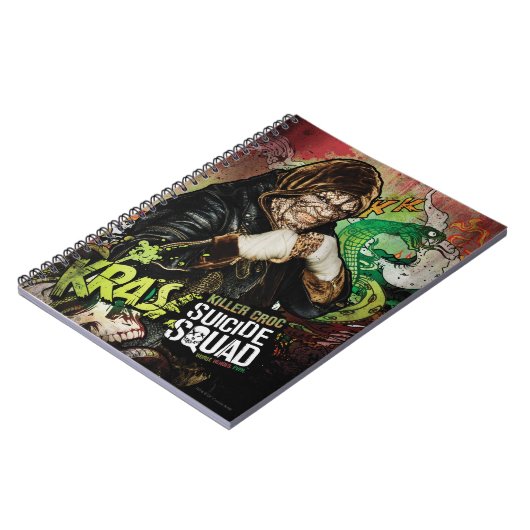 Suicide Squad | Killer Croc Character Graffiti Notitieboek (Linkerzijde)