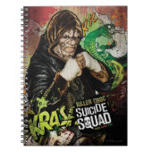 Suicide Squad | Killer Croc Character Graffiti Notitieboek (Voorkant)