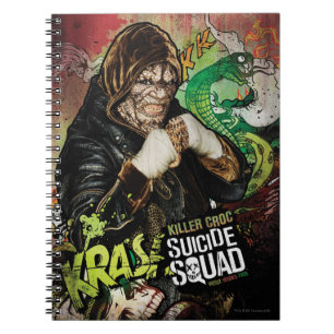 Suicide Squad   Killer Croc Character Graffiti Notitieboek
