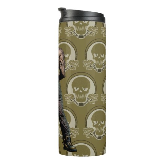 Suicide Squad | Killer Croc Comic Book Art Thermosbeker (Geroteerd rechts)