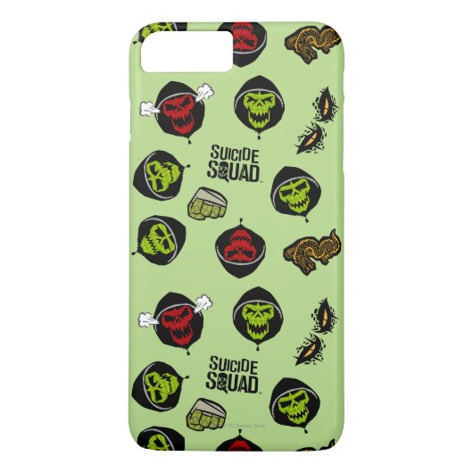 Suicide Squad | Killer Croc Emoji Pattern Case-Mate iPhone Case (Achterkant)