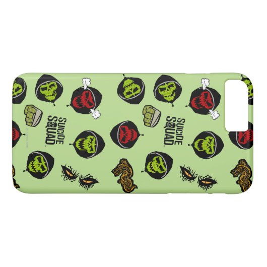 Suicide Squad | Killer Croc Emoji Pattern Case-Mate iPhone Case (Achterkant (Horizontaal))