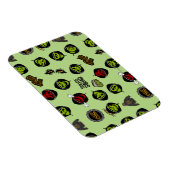 Suicide Squad | Killer Croc Emoji Pattern Magneet (Rechterzijde)