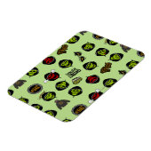 Suicide Squad | Killer Croc Emoji Pattern Magneet (Linkerzijde)