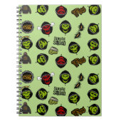 Suicide Squad | Killer Croc Emoji Pattern Notitieboek (Voorkant)