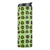 Suicide Squad | Killer Croc Emoji Pattern Thermosbeker (Gedraaid links)